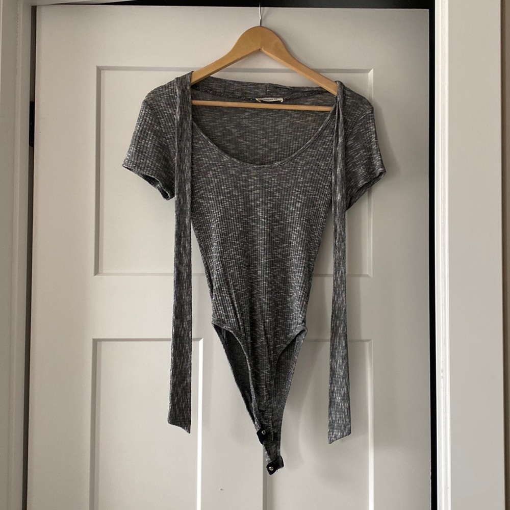 Ginger G bodysuit, size Small, grey color